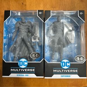 DC Multiverse General Zod and Superman Figures